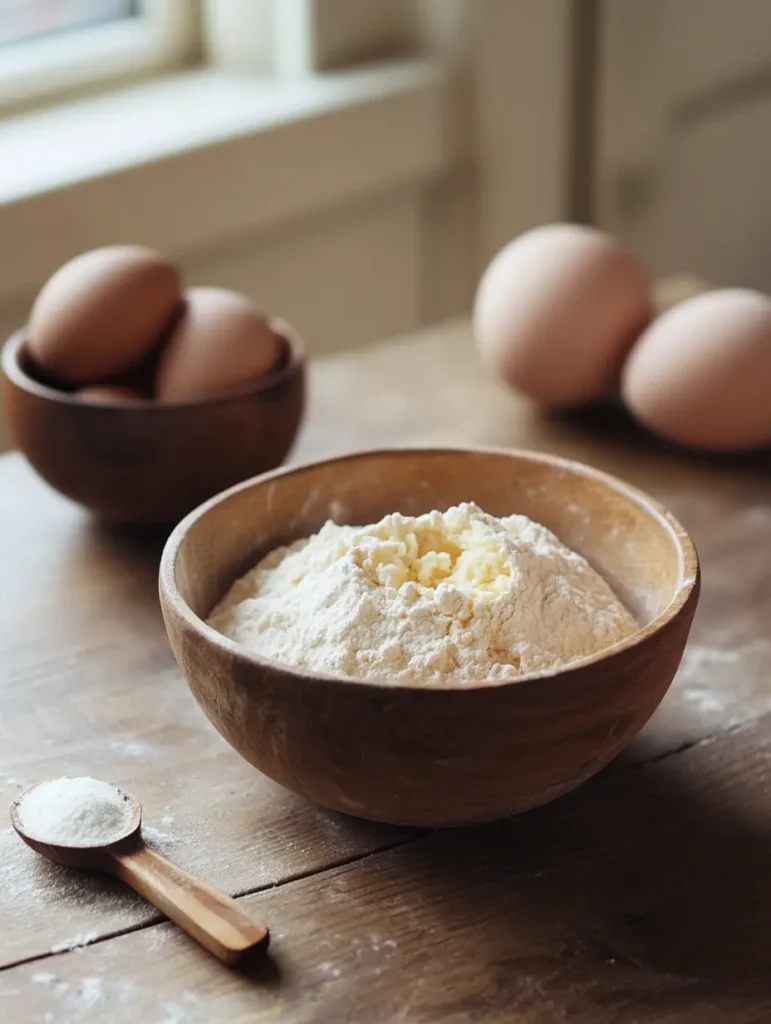 Préparation de la pâte pour le Gâteau Breton